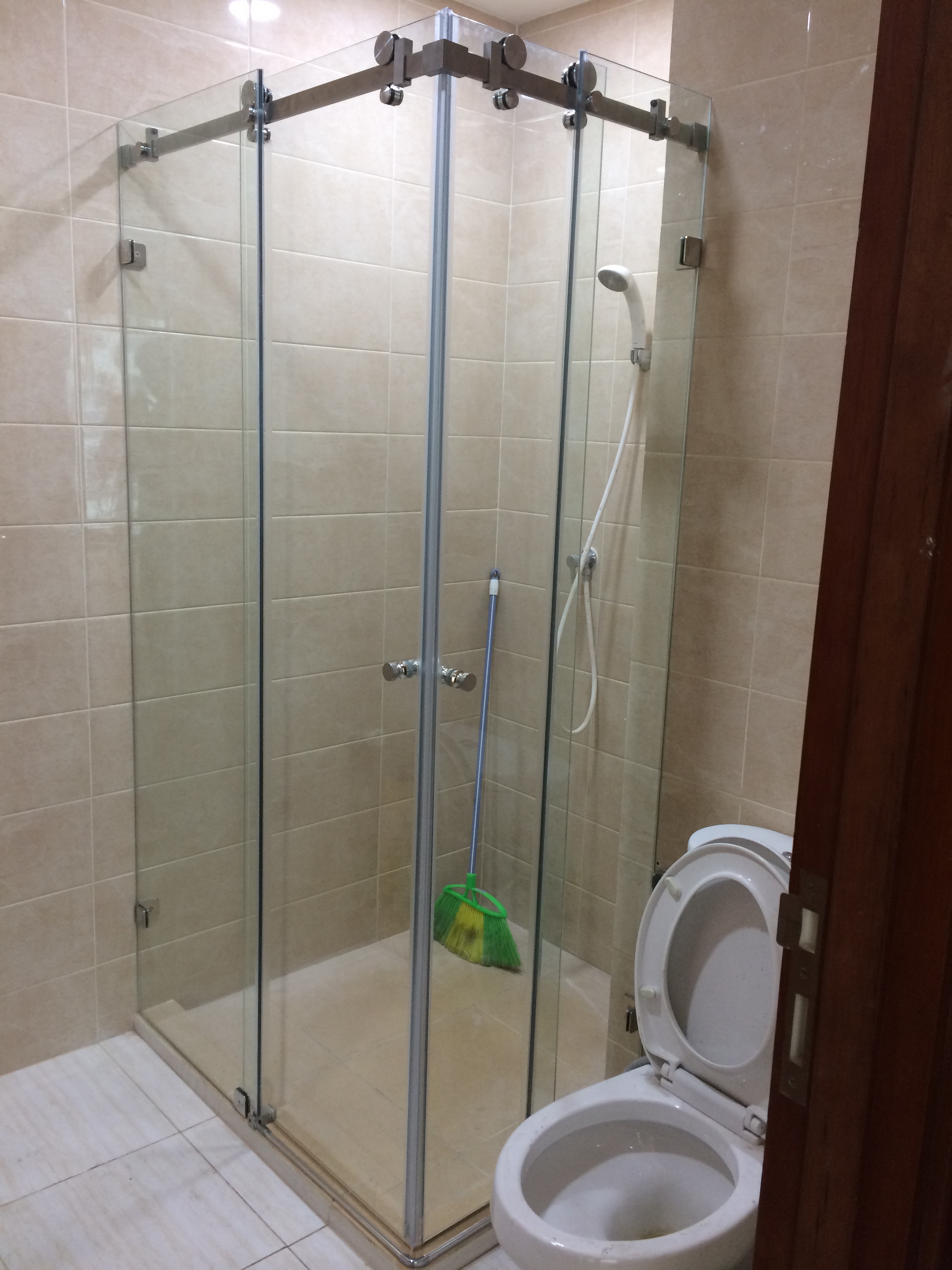 Harga Pintu Kaca Shower, Pintu Kaca Frameless Kamar Mandi