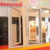 Jendela Alminium Swing - Putih Jendela Casement Aluminium 2 Daun