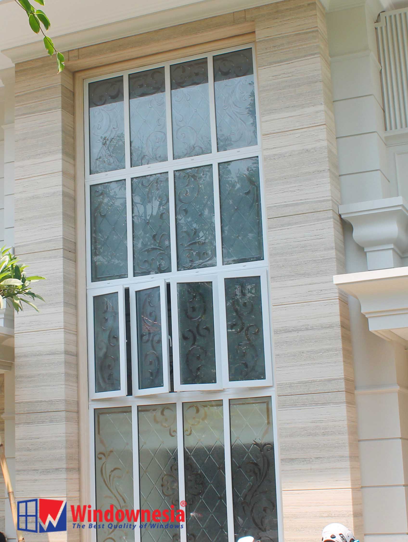 Jendela UPVC - Pantai Indah Kapuk 2 Jendela Kaca Mati UPVC
