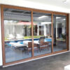 Pintu Sliding Aluminium Urat Kayu Pintu Sliding Aluminium Urat Kayu