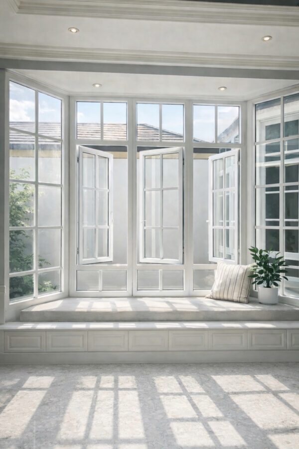 Jendela aluminium Putih Jendela Aluminium Finish Good