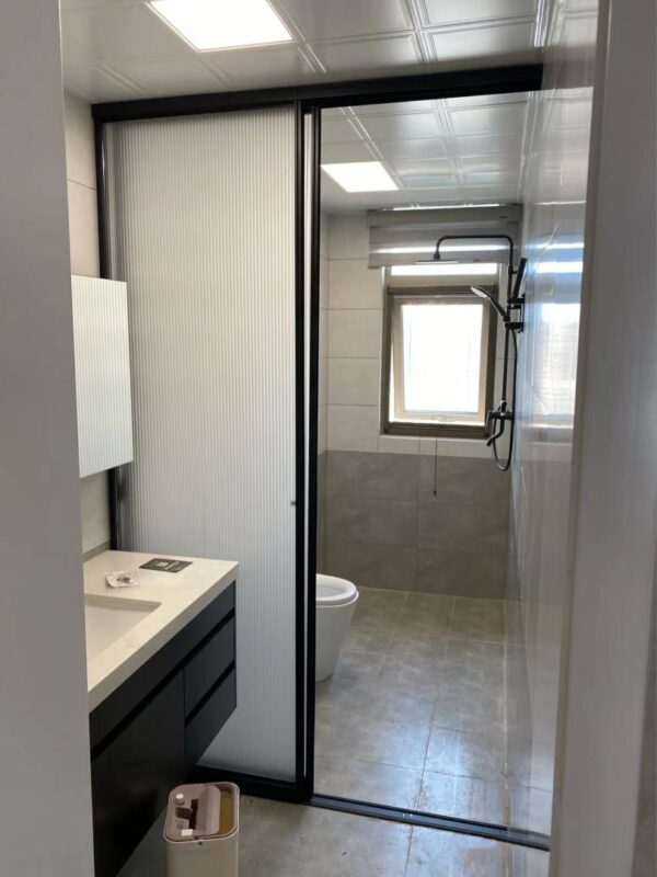 Pintu Geser 2 Daun Pintu Geser Aluminium Kamar Mandi