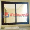 Jendela Geser Aluminium28 Jendela Sliding Aluminium Hitam