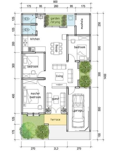 Denah Rumah Minimalis