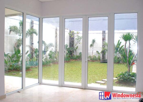 Pintu-Swing-UPVC Pintu Swing Aluminium Double / 2 Daun
