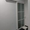 Pintu-Geser-1-Daun Pintu Sliding Aluminium Putih