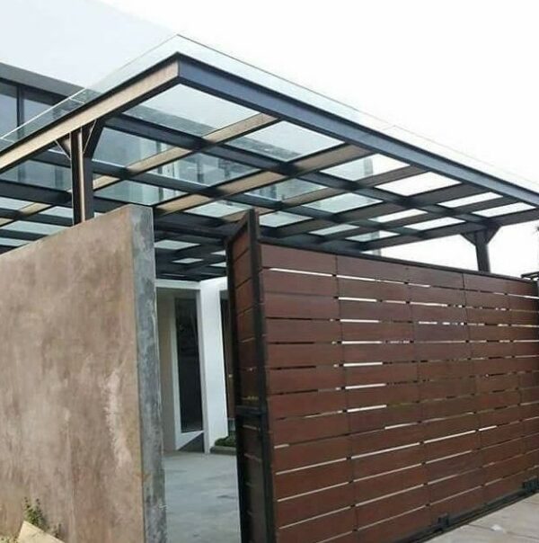 Atap Kaca Kanopi Skylight (14) Kanopi Kaca Tempered Transparan