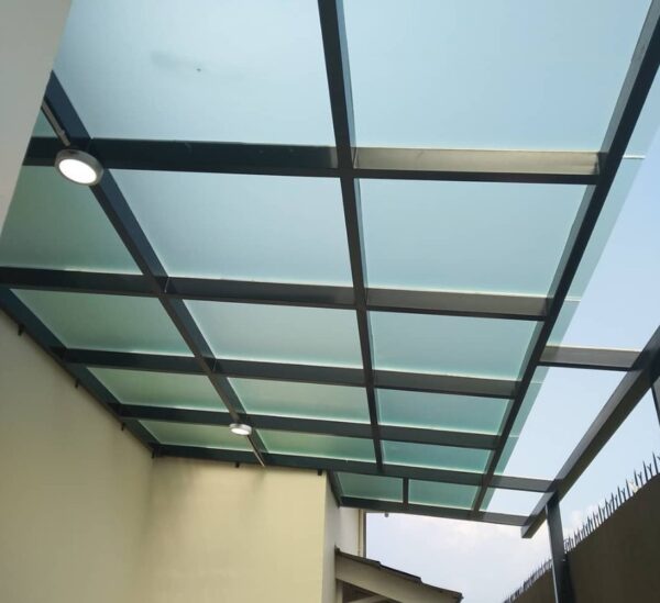 Atap Kaca Kanopi Skylight (6) Kanopi Atap Kaca Buram
