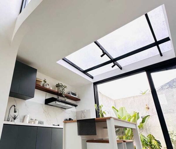 Atap Kaca Skylight Dapur (5) Atap Dapur Kaca Transparan