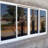 Jendela Sliding Kaca Riben Jendela Aluminium Geser Samping