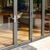 Pintu Aluminium Coklat (1) Pintu Lipat Aluminium Coklat ( Brown )