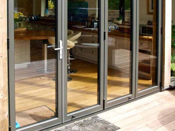 Pintu Aluminium Coklat (1) Pintu Lipat Aluminium Coklat ( Brown )