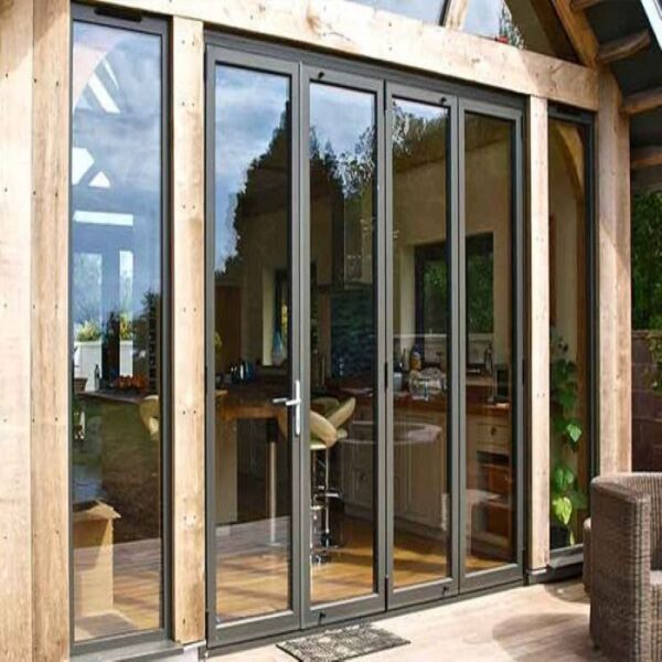 Pintu Aluminium Coklat (2) Pintu Lipat Aluminium Coklat ( Brown )