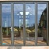 Pintu Aluminium Coklat (3) Pintu Lipat Aluminium Coklat ( Brown )