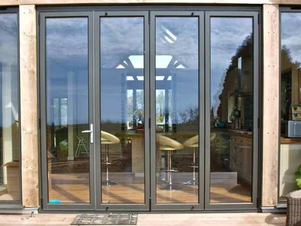 Pintu Aluminium Coklat (3) Pintu Lipat Aluminium Coklat ( Brown )