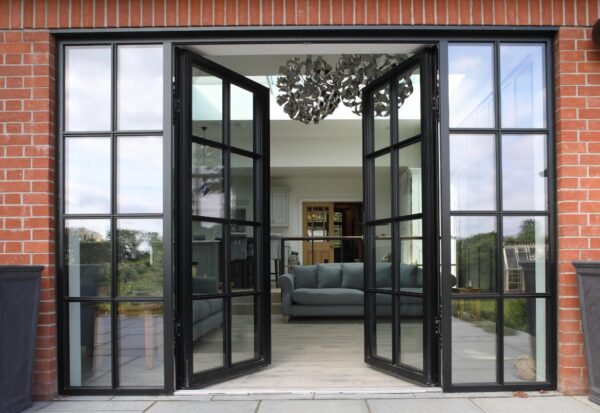 Pintu French Door Aluminium Pintu French Door Aluminium ( Kotak-kotak )