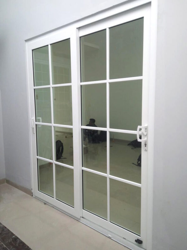 Pintu Geser UPVC 2 Daun Pintu Sliding UPVC 2 Daun