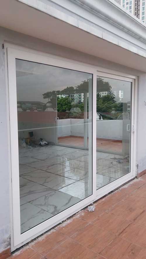 Pintu Geser UPVC Kaca (9) Pintu Geser UPVC CONCH