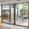 Pintu Lipat Aluminium Kaca (15) Pintu Lipat Aluminium Grey ( Abu-abu )