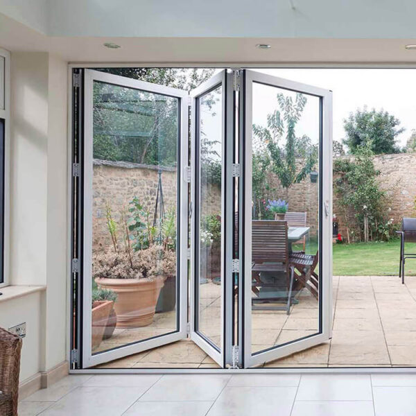 Pintu Lipat Aluminium Kaca (3) Pintu Lipat UPVC 3 Daun