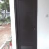 Pintu panel aluminium hitam Pintu Panel Aluminium Hitam