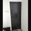 Pintu panel aluminium hitam 2 Pintu Panel Aluminium Hitam