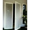 Pintu Expanda Kawat Nyamuk Baja 2 Pintu Expanda Aluminium Putih